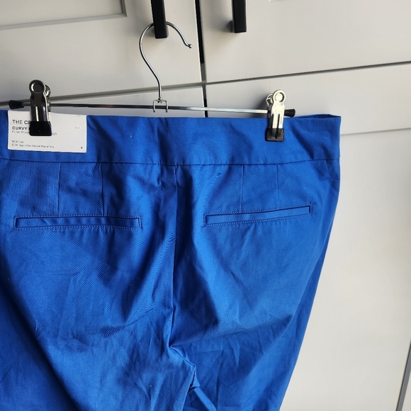 Ann Taylor Factory Blue The Crop Curvy Fit Pants 8 - Picture 5 of 9